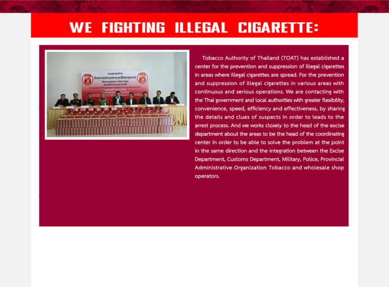 Fighting Illegal Tobacco